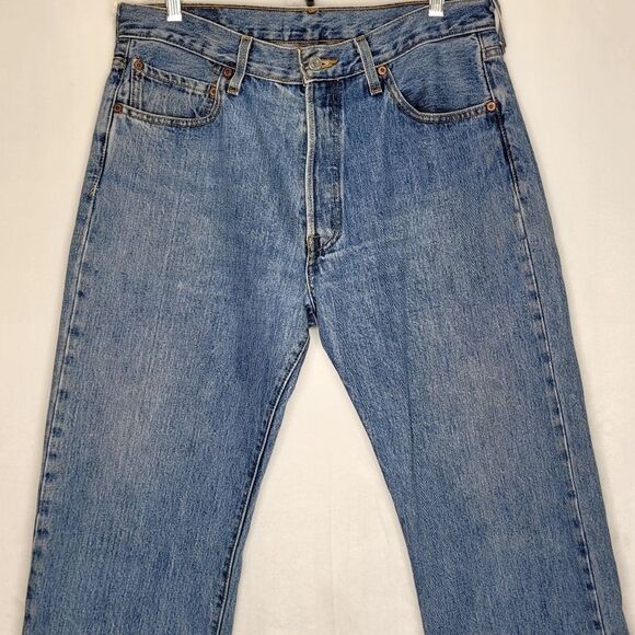 Vintage Y2K Levi's 501 Jeans Size 34 - Picture 2 of 11